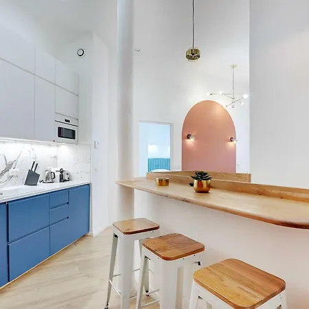 Apartment Charming 2br - 8p With Ac - Galerie Lafayette