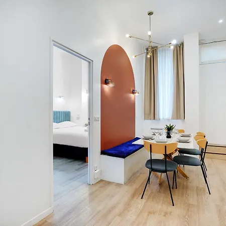 Apartment Charming 2br - 8p With Ac - Galerie Lafayette *