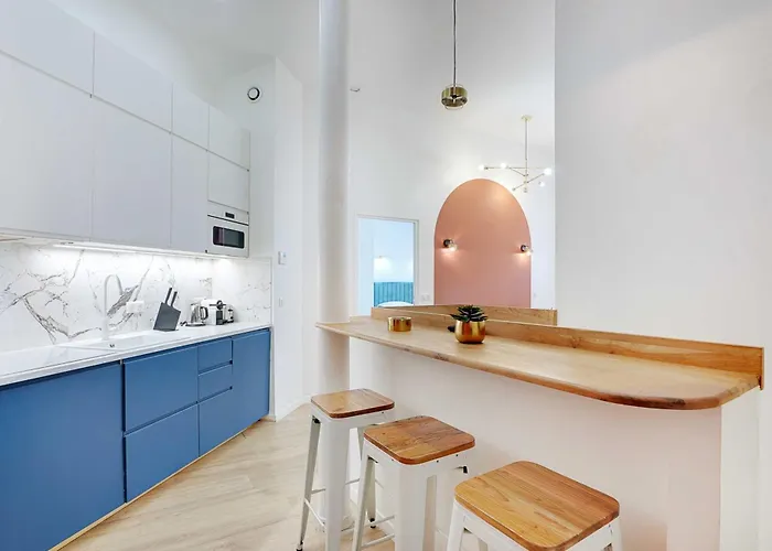 Daire Charming 2br - 8p With Ac - Galerie Lafayette